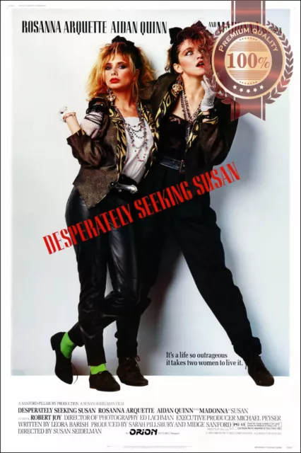 DESPERATELY SEEKING SUSAN 1985 80s ORIGINAL CINEMA MOVIE PRINT PREMIUM POSTER