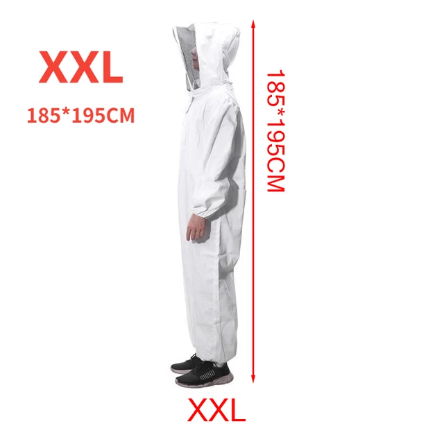 Tuta da apicoltura in cotone premium cappotto con cappuccio unisex attrezzatura