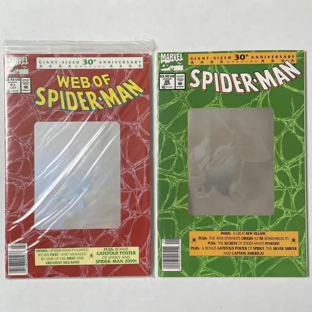 Marvel Comics Web of Spider-Man #26 #90 30th Anniversary Special Spiderman