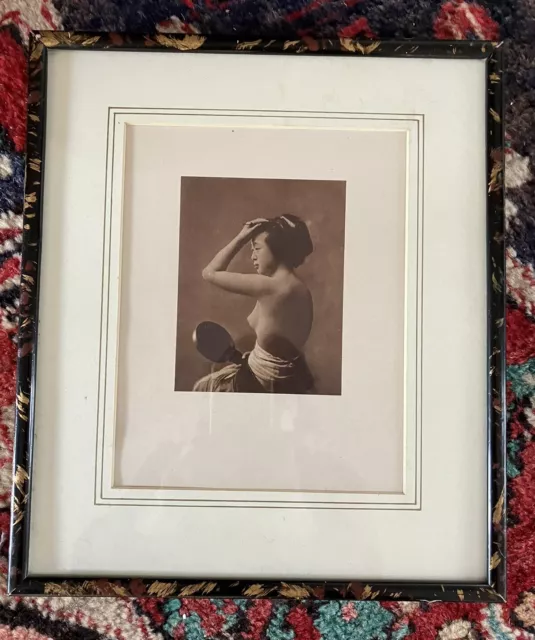 Chinoiserie 1920s Frame Semi Nude Japanese Women.