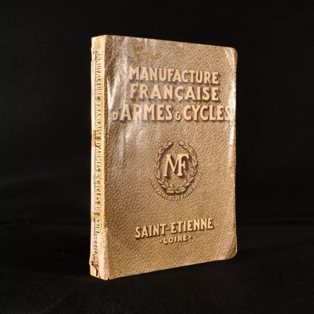 1938 Manufaktur Francaise d'Armes and Cycles französischer Katalog Illus Farbe P...