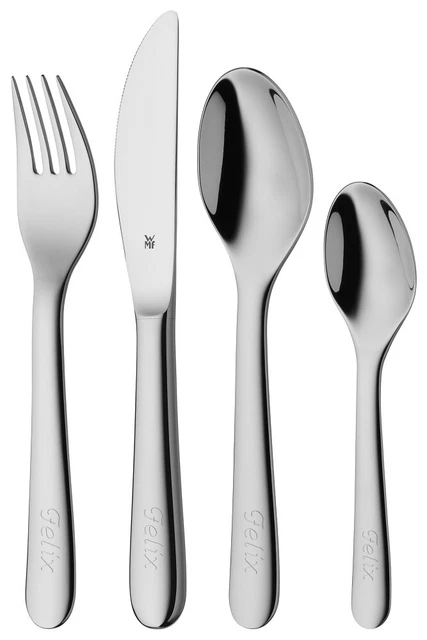 WMF BESTECKE Kinderbesteck-Set Gravur, 4-teilig