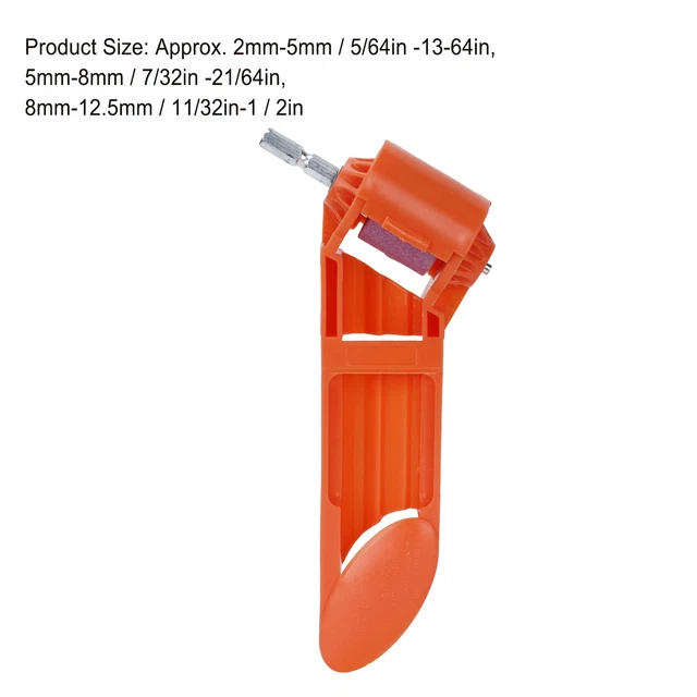 Drill Bit Sharpener Portable Straight Shank Twist Drill Grinder Sharpening MX