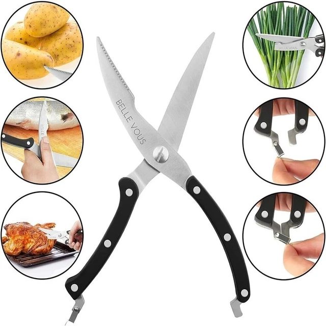 coltello pesce pollo caro osso caro cucina forbici acciaio inox Cleaver
