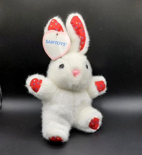 Peluche doudou Elmo Sésame Street TYCO 1997 rouge 38 cm TTBE