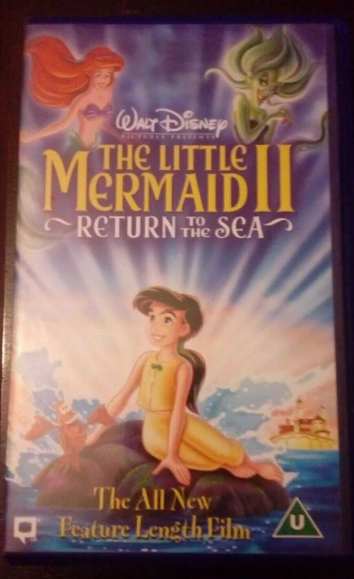 WALT DISNEY'S THE Little Mermaid 2: Return To The Sea VHS Video Tape (U ...