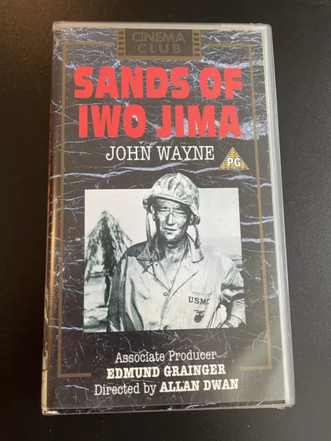 Sands Of Iwo Jima (VHS) 1949 John Wayne War Movie Classic