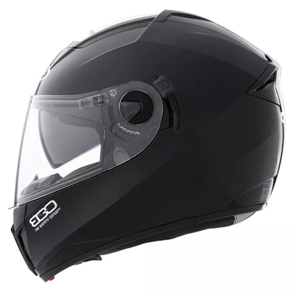 Caberg Ego Full Face Motorcycle Motorbike Helmet Gloss Black With Sun Visor