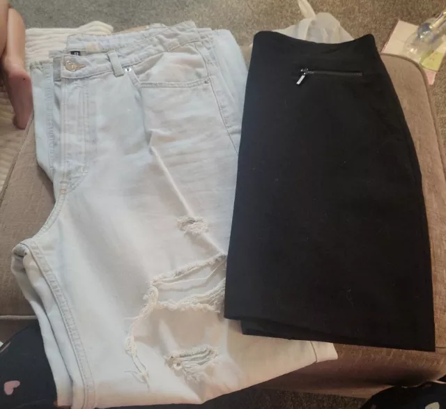 Small Ladies/Girls Clothes Bundle  - Size 10 - Jeans & Skirt