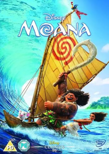 Moana Dwayne Johnson 2017 DVD Top-quality Free UK shipping