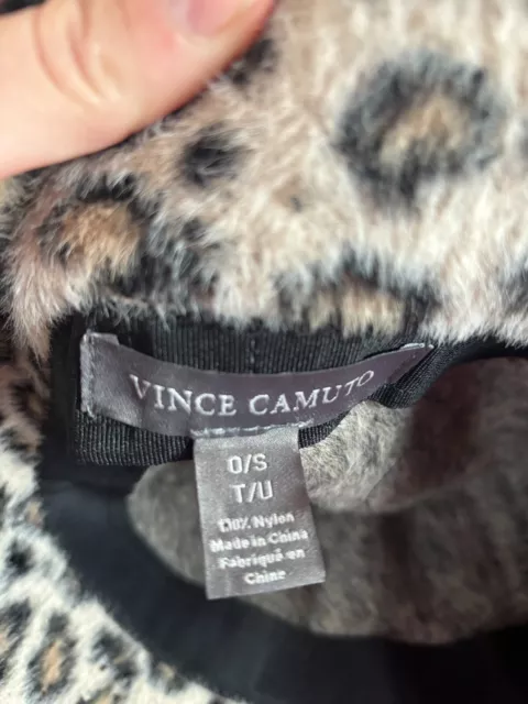 Vince Camuto Cozy Leopard Print Cloche 3