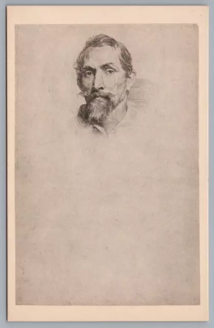Franz Snyders Etching by Anthony Van Dyck National Gallery Of Art Postcard