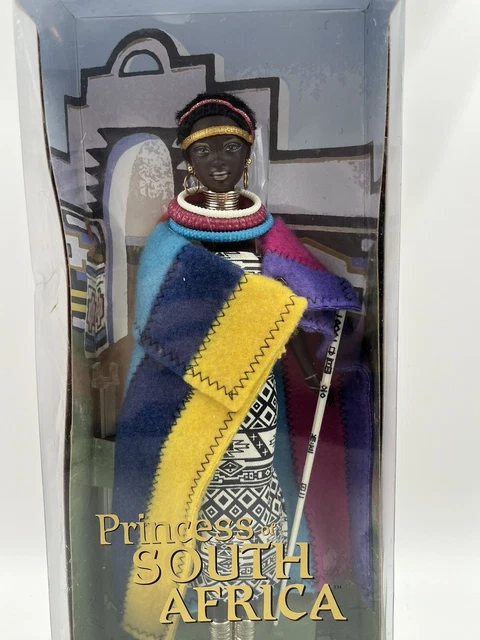 BARBIE PRINCESS OF South Africa 56218 Mattel Dolls of the World