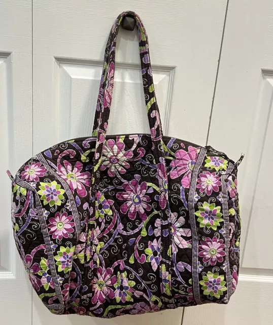 Purple Punch Vera Bradley Large Duffel Travel Bag