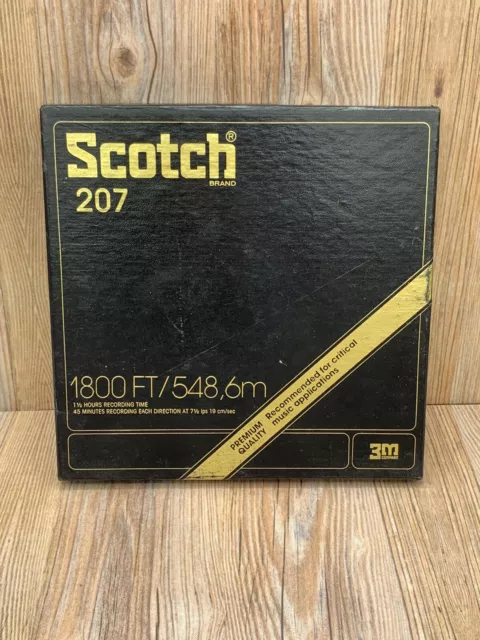 Scotch 190 Reel to Reel Recording Tape, LP, 7″ Reel, 1800 ft, Used