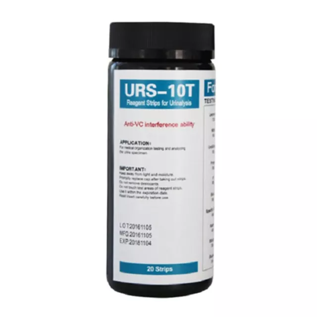 100 Strips URS-10T Urinalysis Reagent Strips 10 Parameters Urine Test Strip B3B8