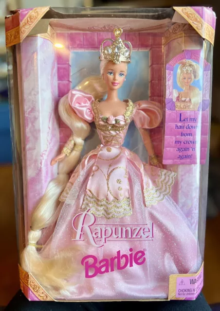 Rapunzel Barbie Doll 1997 Mattel New in Box Vintage 90s Collectable 17646