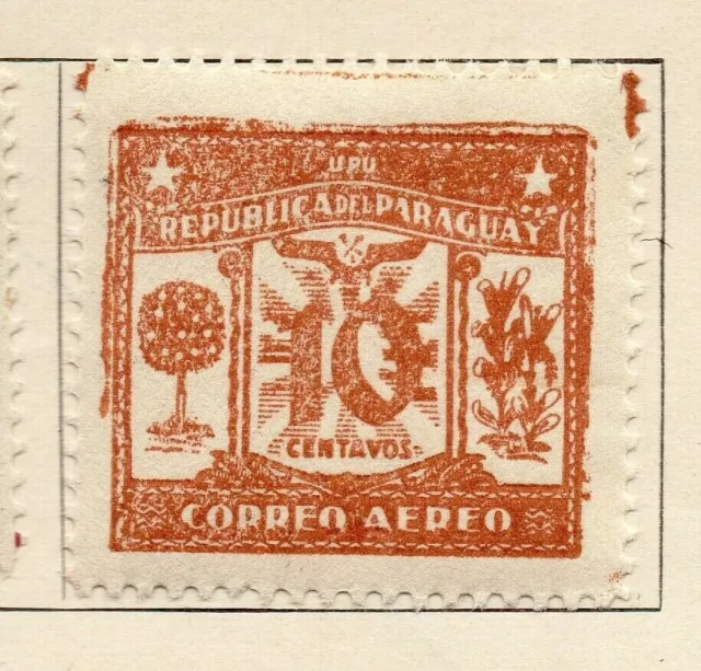 Cerniera Paraguay 1933-36 Early Issue fine nuova 10c. Nuovo con etichette-192895