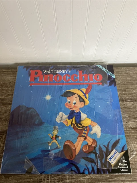 Walt Disneys Pinocchio Laserdisc Laser Disc IN ORIGINAL SHRINK