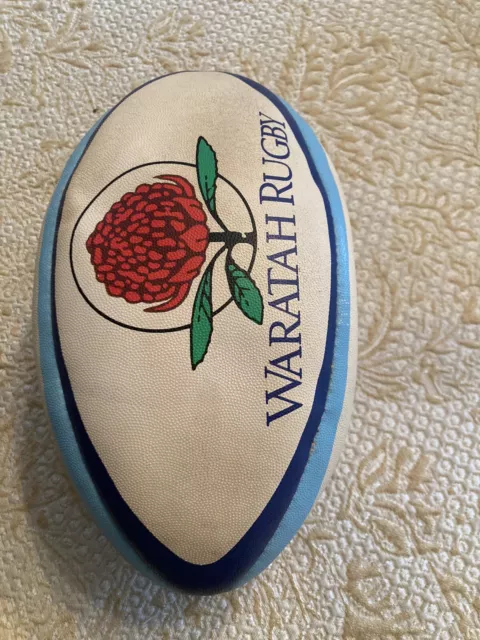 Retro Waratahs NSW Rugby Union Junior football - good Display condition