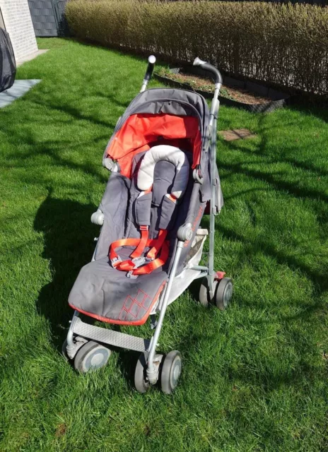 Buggy MacLaren Techno XT Charcoal/Marmalade (mit Zubehör)