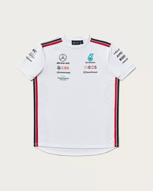 2023 Mercedes AMG Petronas Racing F1 T-Shirt Formula One White | S-5XL