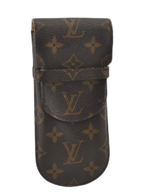 Authentic Louis Vuitton Monogram Etui Lunette Rabat Glasses Case M62970 LV 6163G
