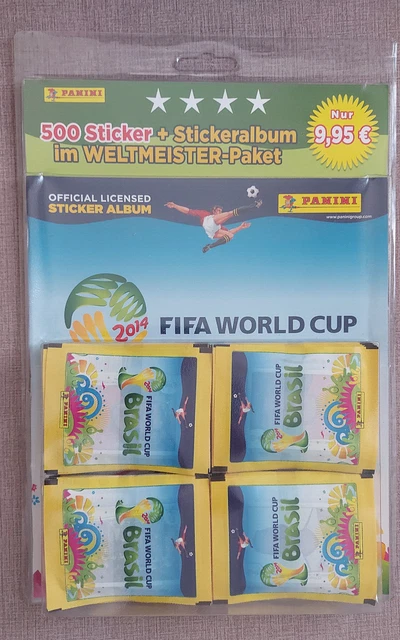 PANINI WM 2014 WC Brasil - Komplettset + Leeralbum + Tüte EUR 139,00
