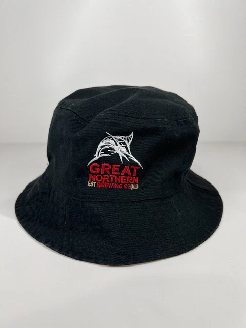 GREAT NORTHERN BREWING Co bucket hat one size fits most beer black ...