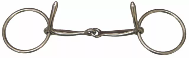 James Horse Bit With Jointed Mouth For Extra Control In Stainless Steel  5.0inch