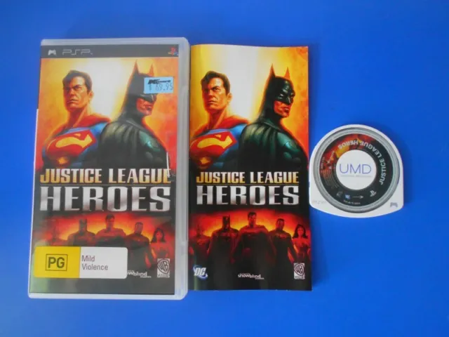 Justice League Heroes - Sony PSP PlayStation Portable Games PAL