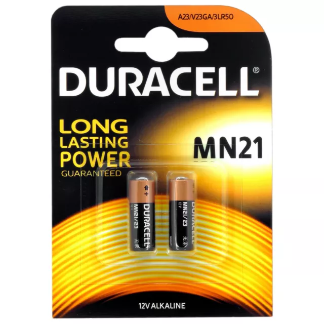 2x Mini Battery Typ 23A 12V L1028 Alkaline V23GA MN21 Super Plus A23G A23 GP23AE