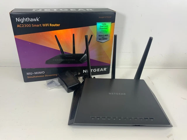 Nighthawk Netgear AC 2300 Smart Wireless WIFI Router R7000P