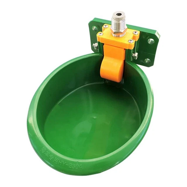 Cuenco de arrastre automático para cerdos y ovejas de plástico, aves de corral
