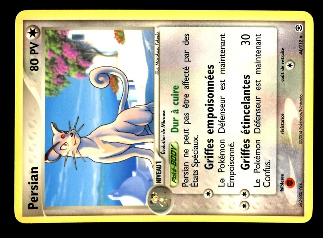 Pokemon Rf & Vf Unco N°  44/112 Persian