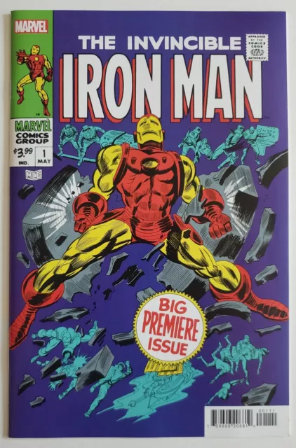 The Invincible Iron Man #1 NM 1st Ongoing Series & Origin Marvel Key Facsimile