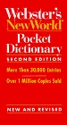 WEBSTER'S NEW WORLD POCKET DICTIONARY By Jonathan L. Goldman **Mint Condition**