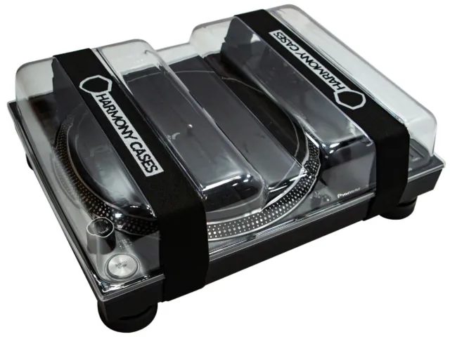 Harmony HC-DC3 Plastic DJ Case Saver Cover for Pioneer PLX-1000 Turntable Deck