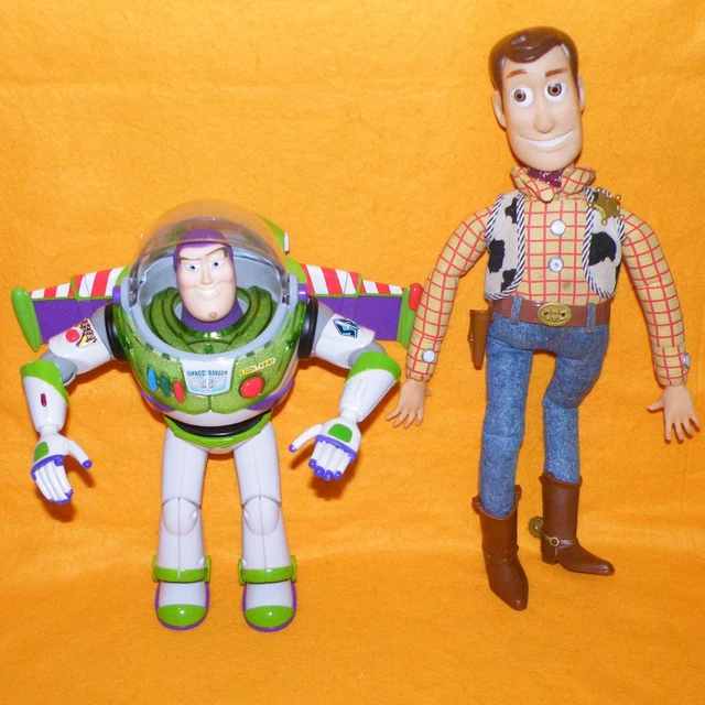 Buzz and woody shop talking action figures