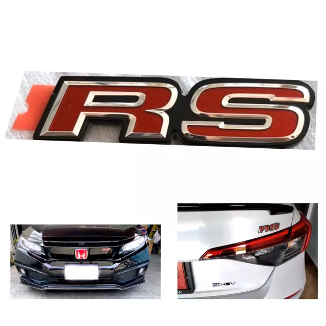 Genuine RS Logo Emblem Badge For Honda Civic FC FK Jazz GK 15-21