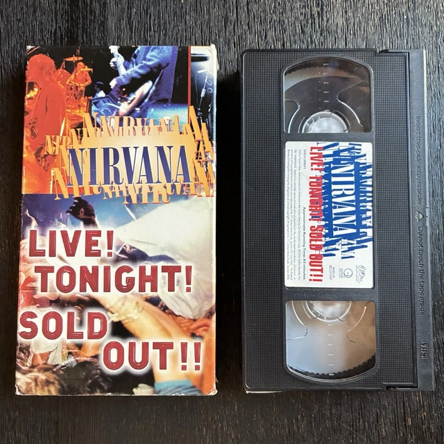 NIRVANA LIVE TONIGHT, Sold Out VHS TAPE $27.71 - PicClick CA