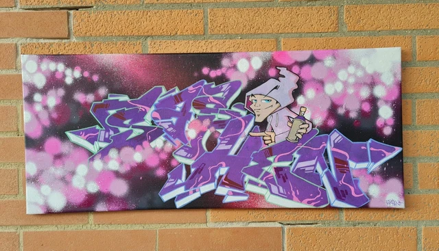 Tela Graffiti -  dipinta a mano