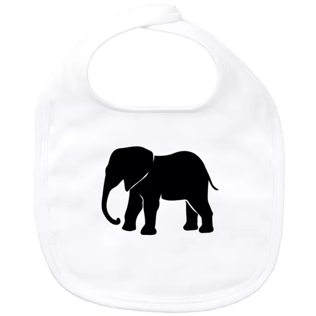 Baby Lätzchen Elefant Silhouette Geschenk Idee Souvenir Geburtstag Weihnachten H