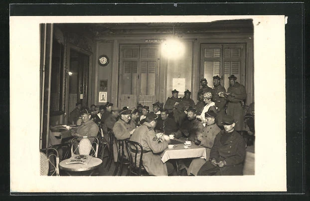 CPA Paris, Le Cercle du Soldats, 119 Rue Lecourbe