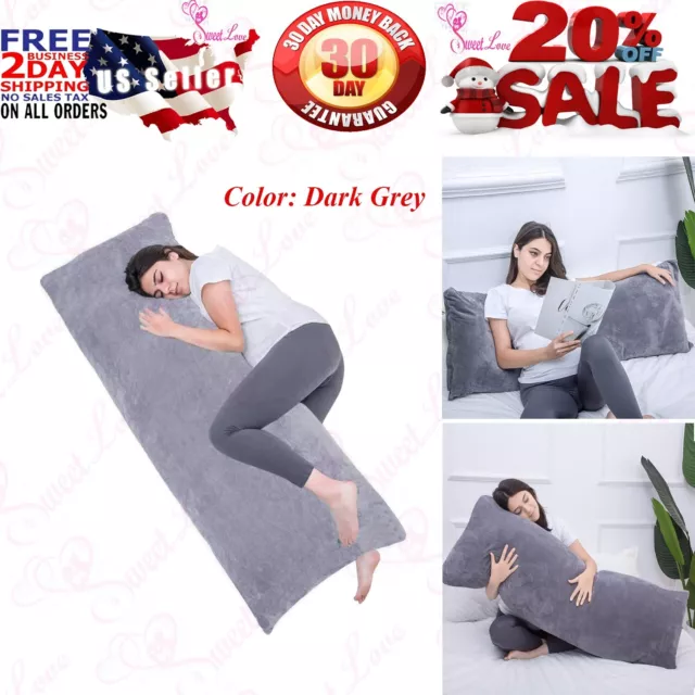 Full Body Pillow for Adults Long Pillow for Sleeping Big for Bed Firm Large New