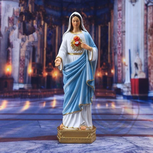 VIRGIN MARY BLESSED Mother Religious Garden Lawn Outdoor Statue