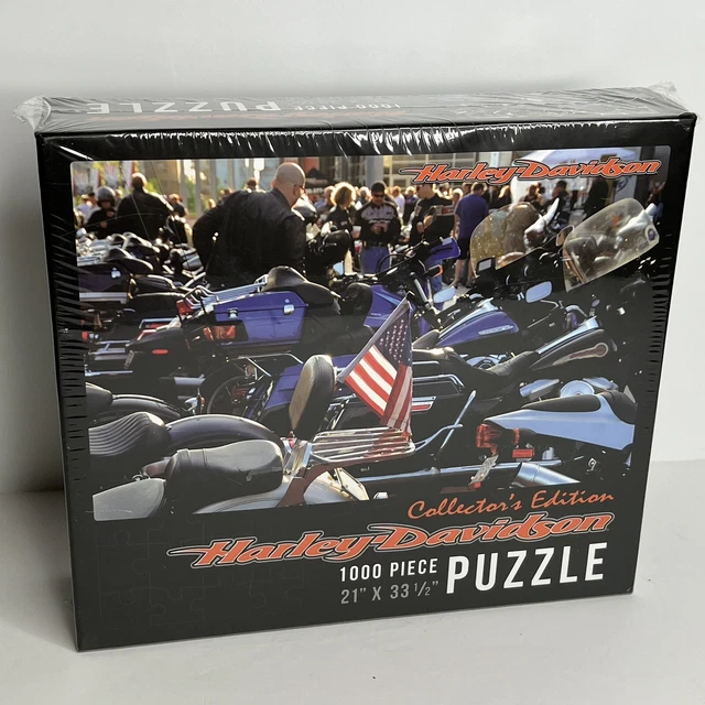 HARLEY DAVIDSON MOTORCYCLE 1000 Piece Jigsaw Puzzle Collector's Edition