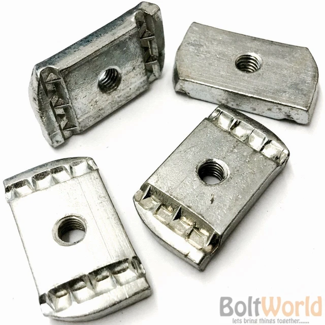 M6 M8 M10 M12 Channel Nuts Plain No Spring Building Fixing Strut