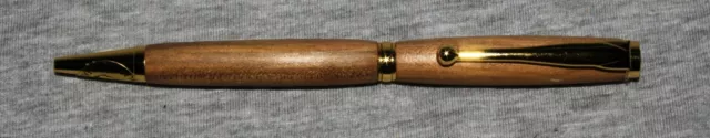 Ink Pen Office Stationary Gift Tasmanian Blackheart Sassafras Wood Timber  DG758