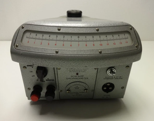 PYE SCALAMP GALVANOMETER Vintage Electrical Testing Equipment 900